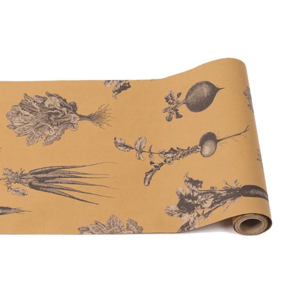 hester and cook farmers market paper table runner 20 x 25