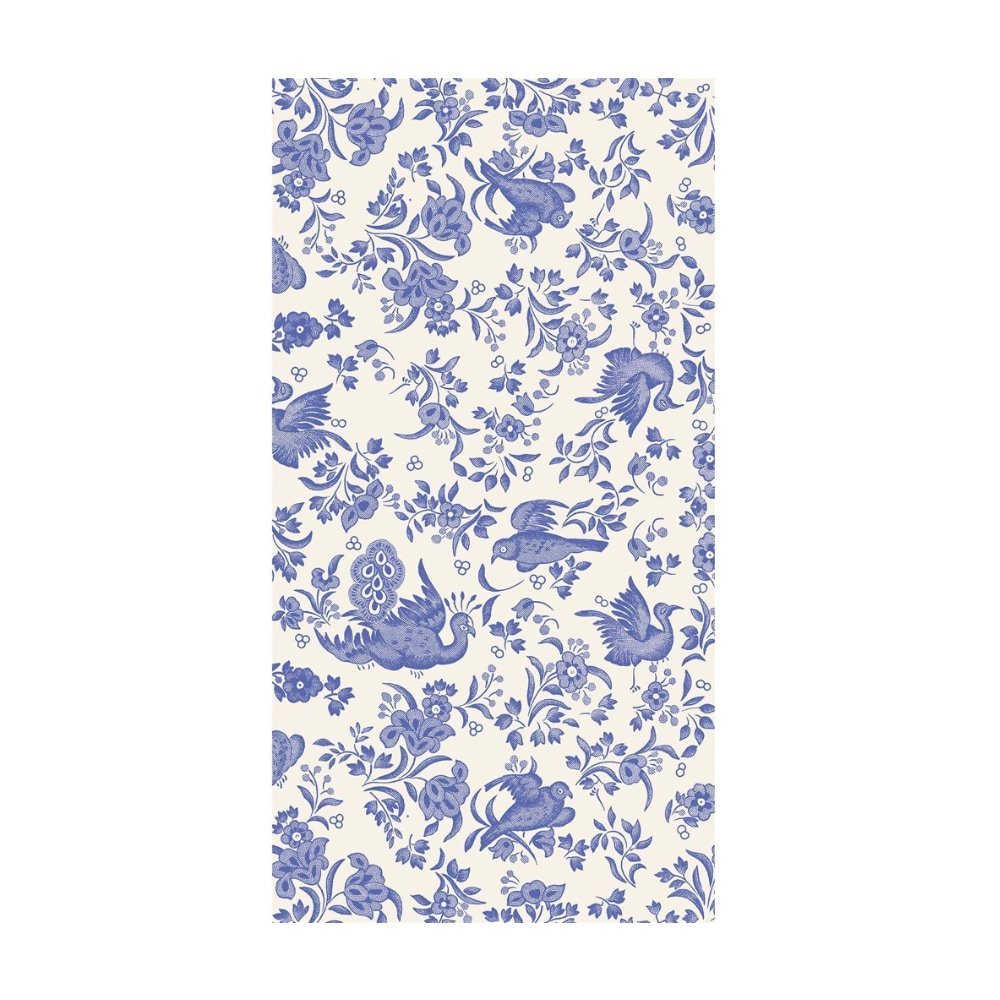 hester and cook blue regal peacock guest napkins