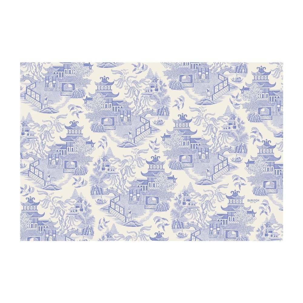 hester and cook blue willow placemat